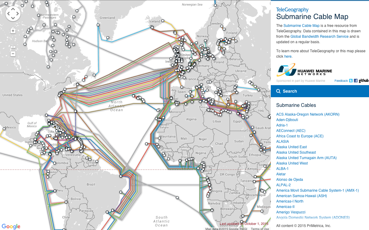 verizon submarine cable map